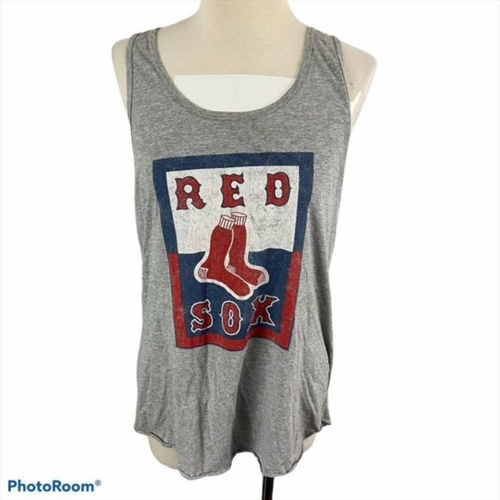 MLB‎ RED SOX Grey Tank Top